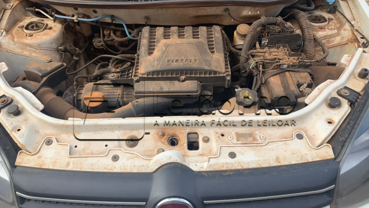 LOTE 003 - Fiat Uno Way 1.3, Ano/Modelo 2017/2018, Branco