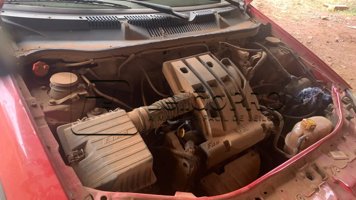 LOTE 002 - Camionete Fiat Strada Working CS, Ano/Modelo 2013/2014, Vermelha