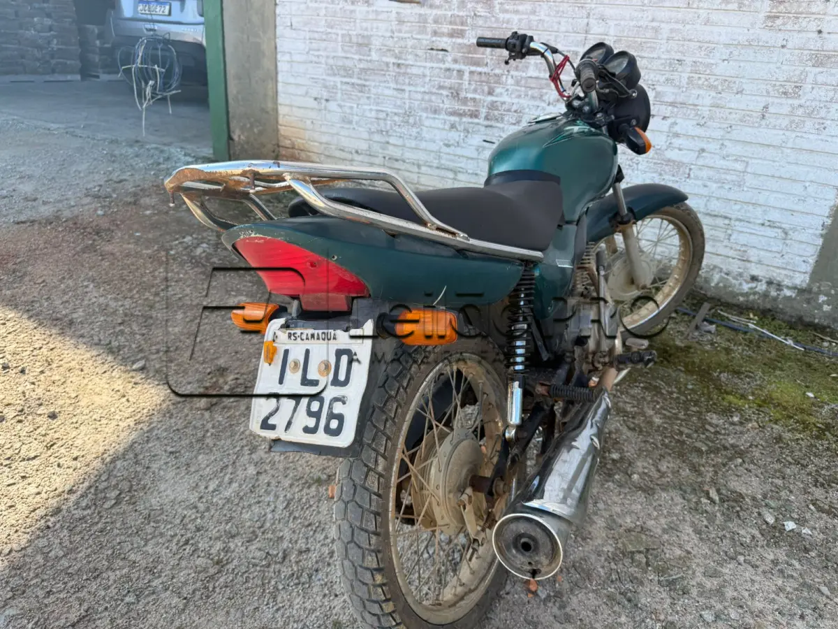 LOTE 001 - Motocicleta HONDA/CG 125 TITAN KS, Ano/Modelo 2003/2003