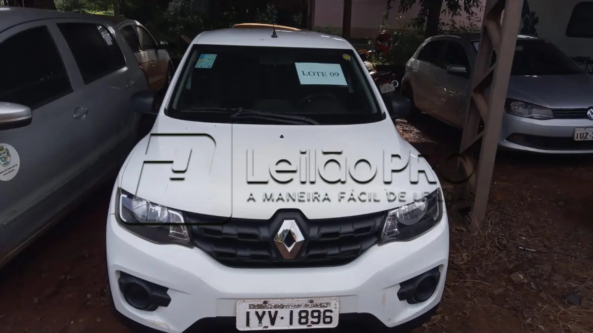 LOTE 009 - Automóvel RENAULT/KWID ZEN 10MT, ano 2019