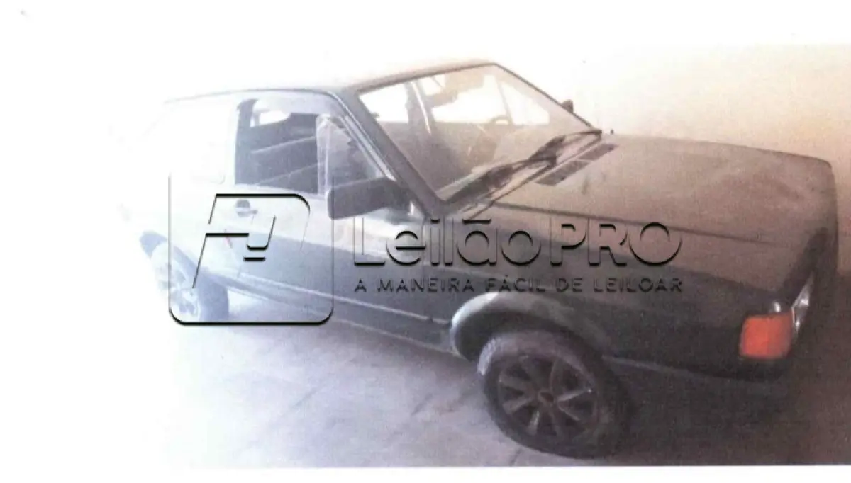 LOTE 001 - VEÍCULO VW/GOL CL, Ano Fabricação/Modelo: 1994, Cor Verde