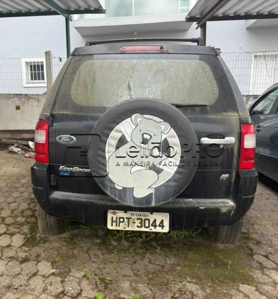 LOTE 001 - FORD/ECOSPORT XLT 1.6L, 2004/2004, Preta.