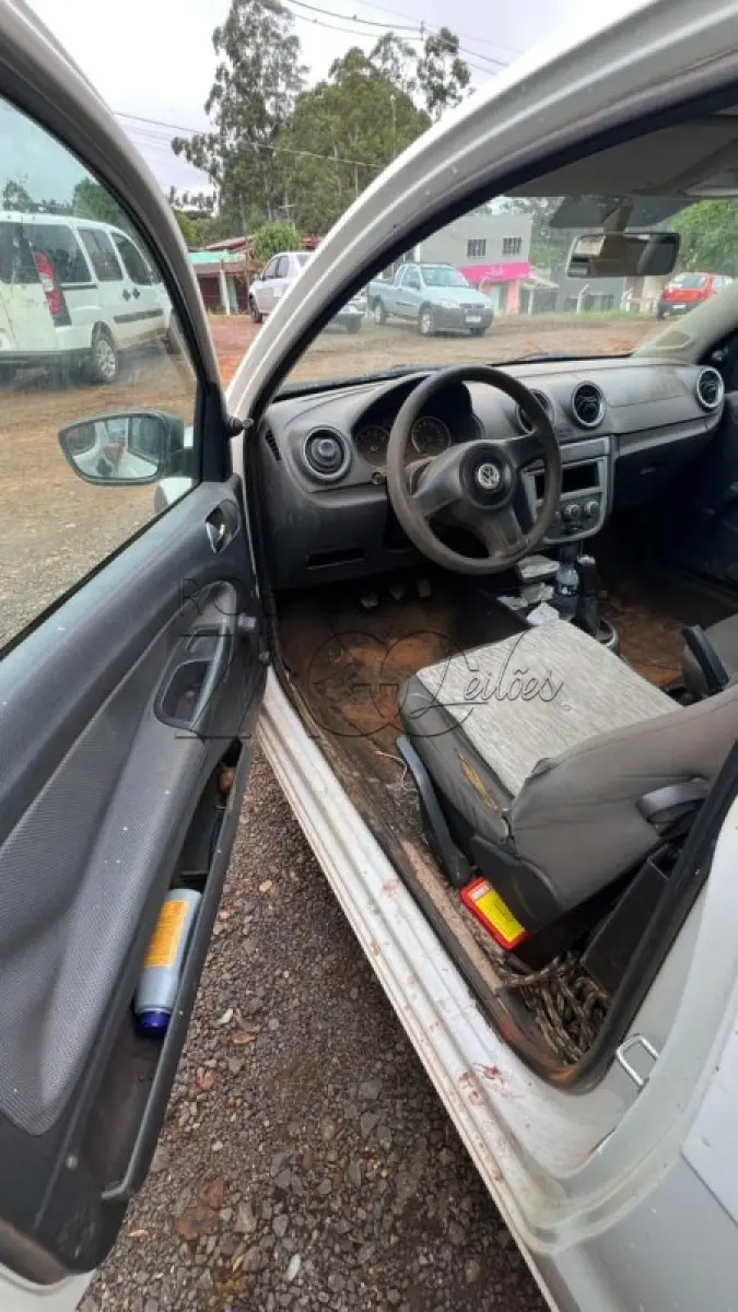 LOTE 009 - Volkswagen Saveiro 1.6 Cs - Ano/Modelo: 2011/2011, Branca