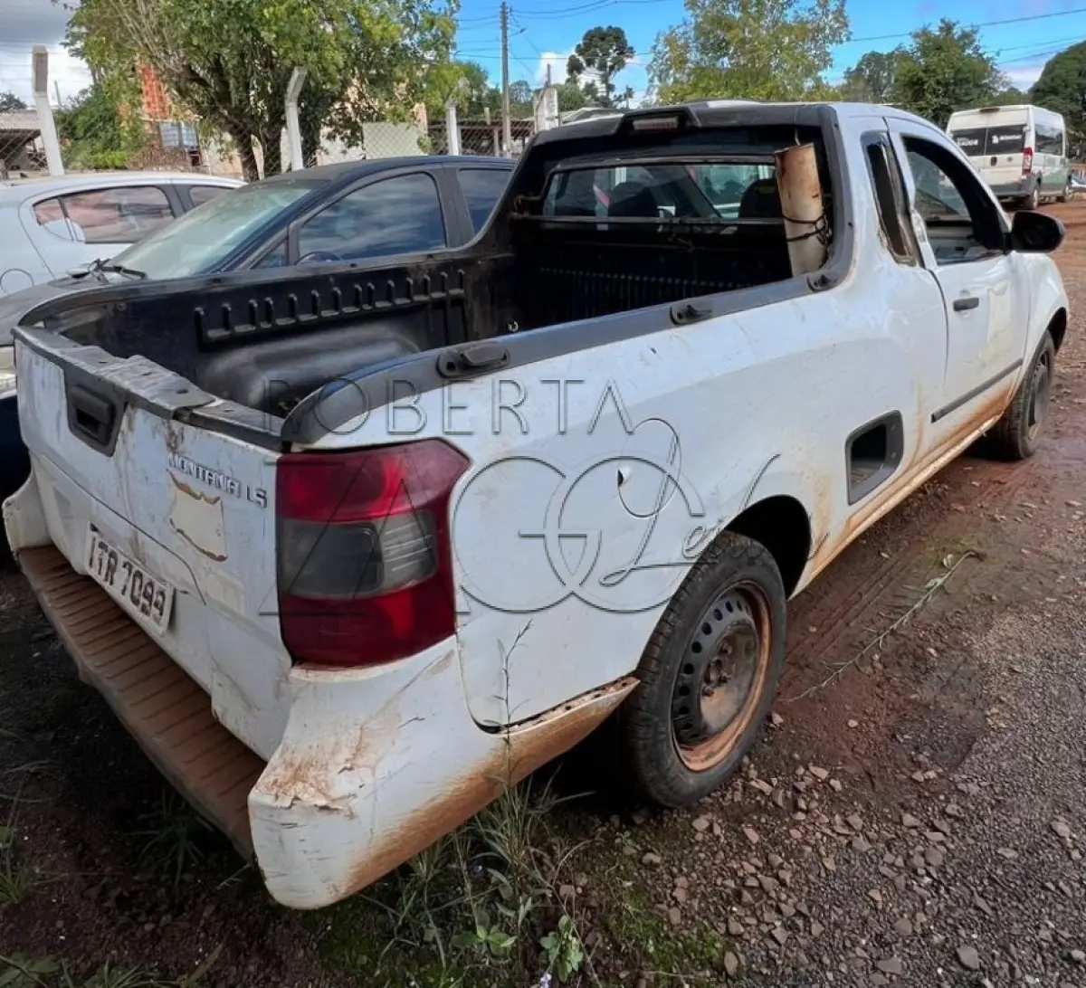 LOTE 008 - Chevrolet Montana Ls - Ano/Modelo: 2012/2013, Branca