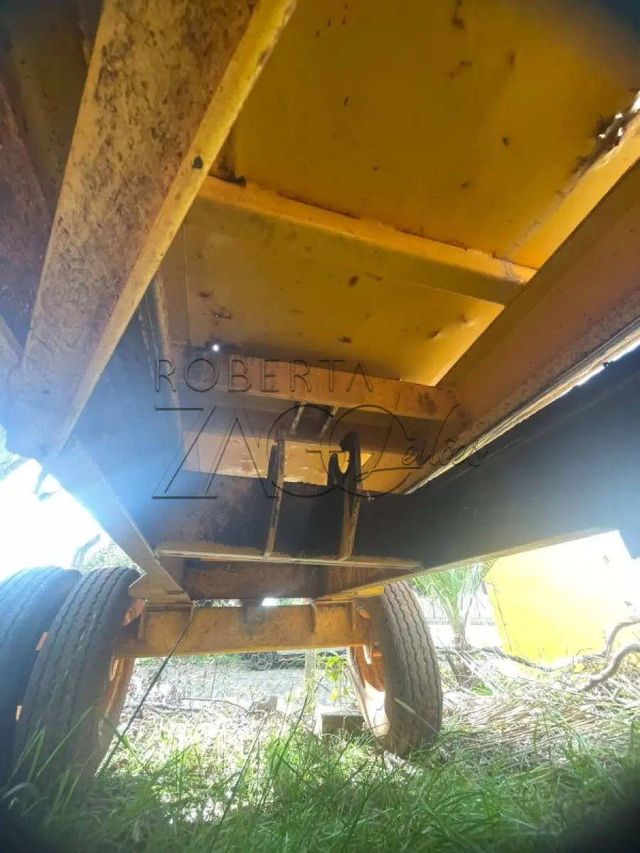 LOTE 009 - UM VAGÃO FORRAGEIRO BASCULANTE, MARCA MEPEL, CAPACIDADE DE 6 TONELADAS.
