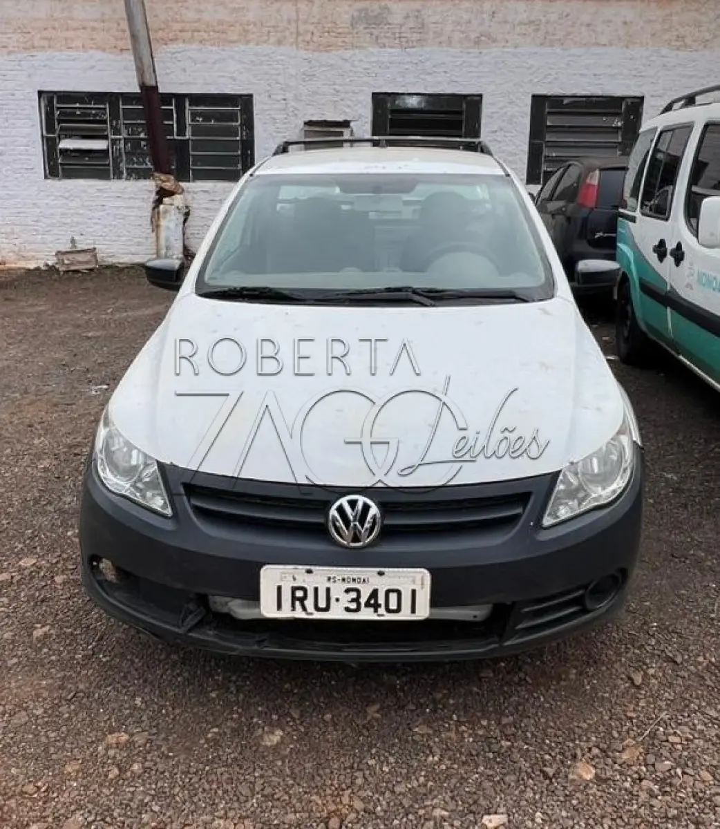 LOTE 009 - Volkswagen Saveiro 1.6 Cs - Ano/Modelo: 2011/2011, Branca