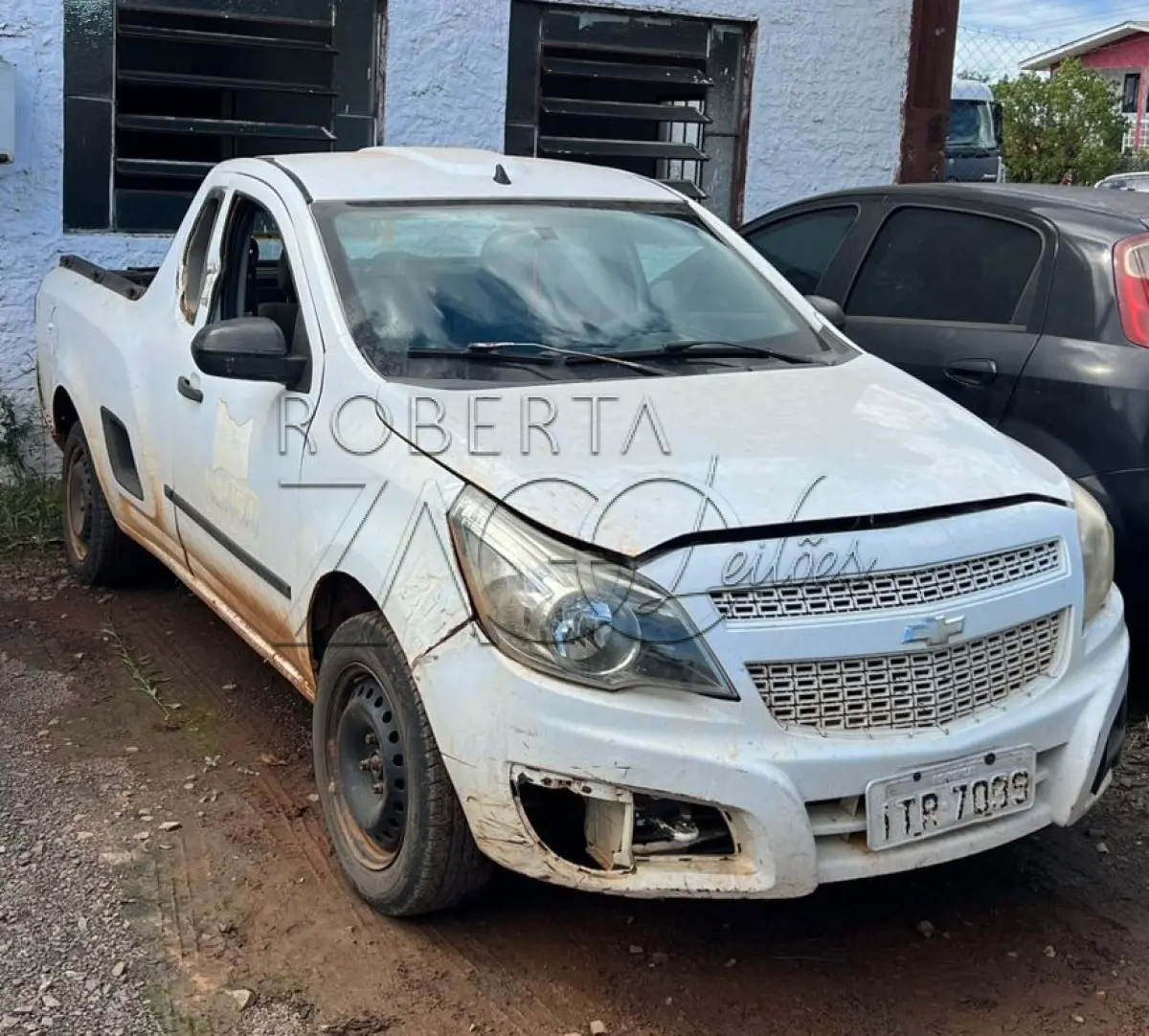LOTE 008 - Chevrolet Montana Ls - Ano/Modelo: 2012/2013, Branca