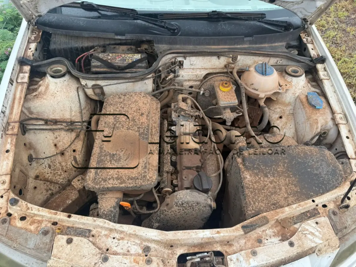 LOTE 011 - VW GOL 1.0 GIV,  2 PORTAS, ALCOOL/GASOLINA, BRANCA, ANO 2009/2010.