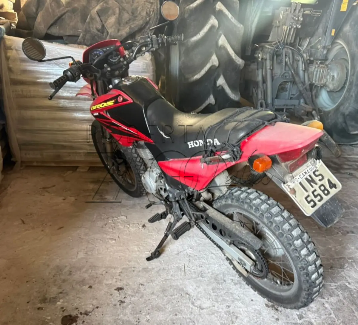 LOTE 001 - MOTOCICLETA HONDA/NXR150 BROS ESD, 2006/2007
