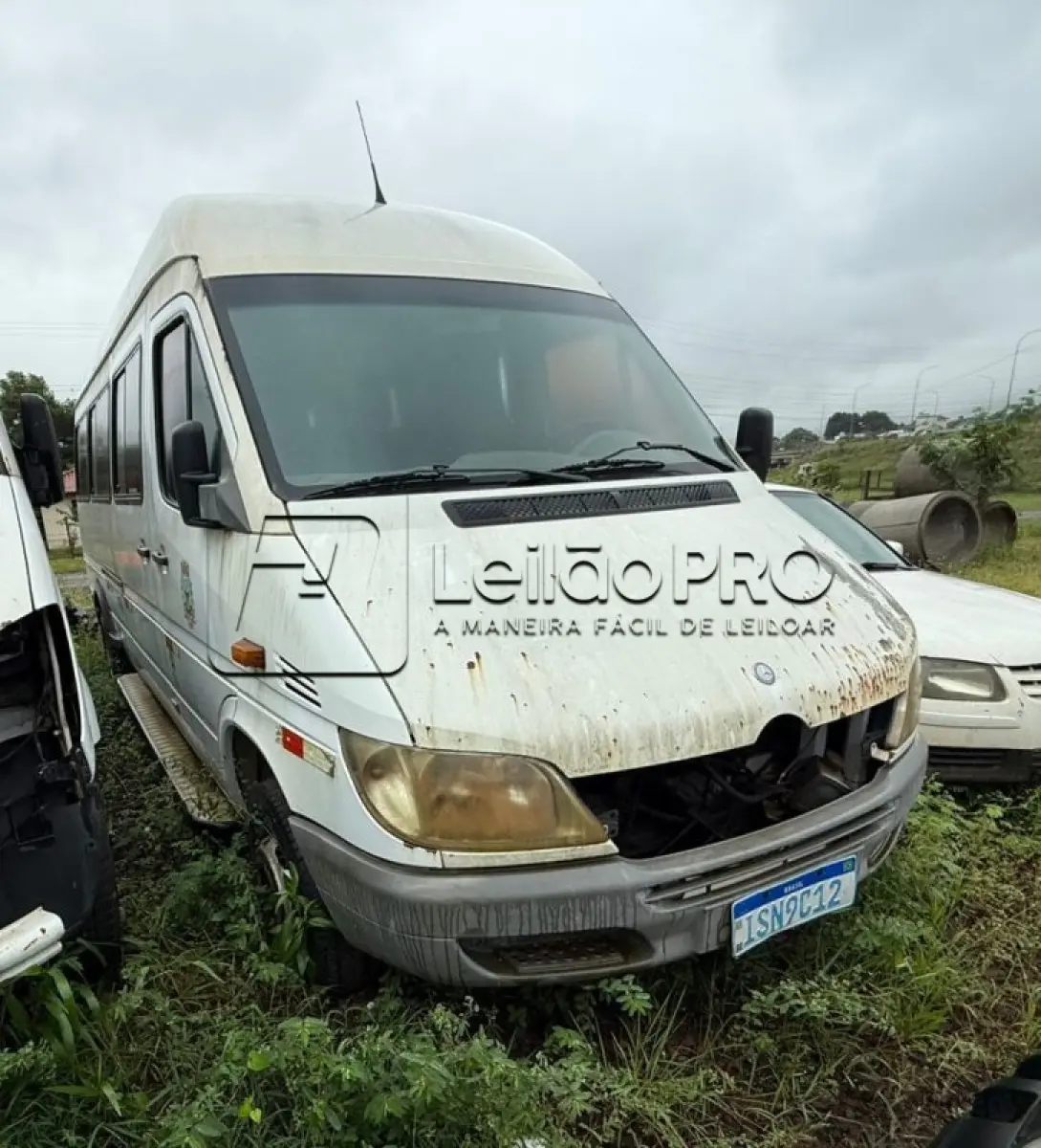 LOTE 008 - SPRINTER I/M.BENZ 413 CDI SPRINTERM, 2 EIXOS,  16 PESSOAS ANO 2011/2012.