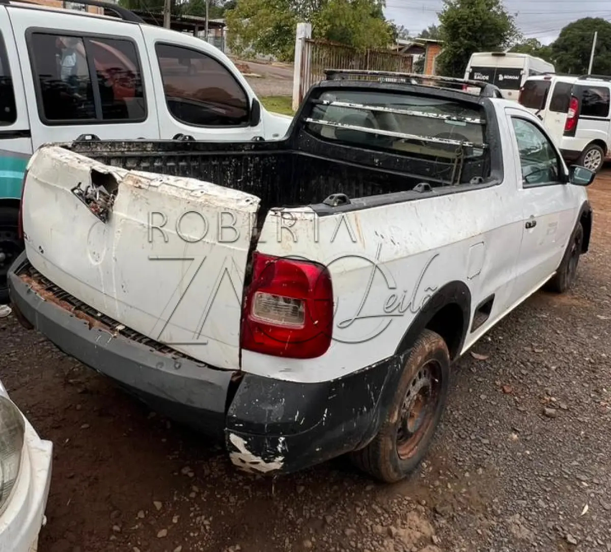 LOTE 009 - Volkswagen Saveiro 1.6 Cs - Ano/Modelo: 2011/2011, Branca