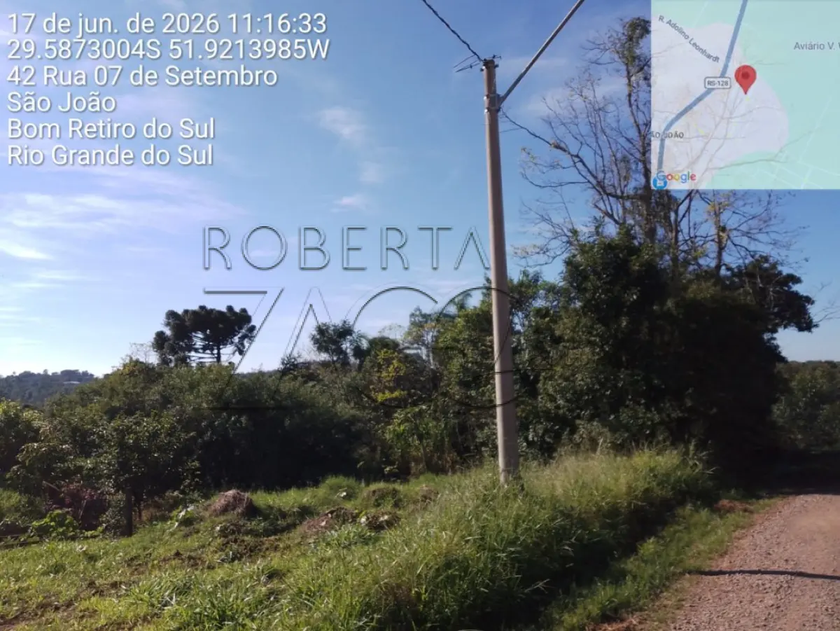 LOTE 002 - Matrícula N° 8.940: Área Institucional - uma área de terrenos urbana, com a extensão superficial de 1.266,10m² , situada na rua B, bairro São João.