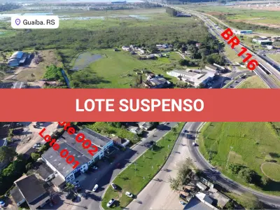 LOTE 002 - Excelente Imóvel Comercial  no Bairro Shell em Guaíba/RS com área total de  508,20 m2