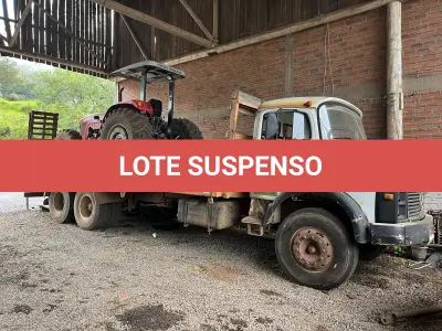 LOTE 001 - Caminhão Prancha Mercedes Benz - L 1519 - Ano/Modelo: 1977/1977