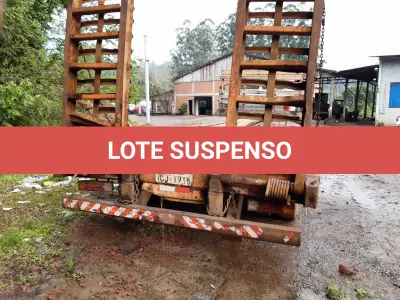LOTE 001 - Caminhão Prancha Mercedes Benz - L 1519 - Ano/Modelo: 1977/1977