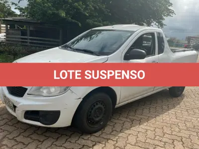 LOTE 001 - Veículo CHEVROLET/ MONTANA LS, 2012, Branca