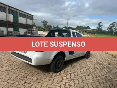 LOTE 001 - Veículo CHEVROLET/ MONTANA LS, 2012, Branca