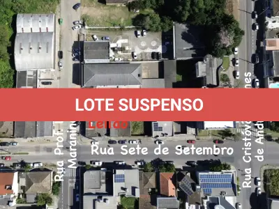 LOTE 001 - Excelente Imóvel na Rua Sete de Setembro nº 727, esquina com a Rua Professora Luiza Maraninche com 412,50 m2 em Camaquã/RS