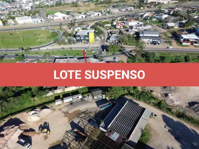 LOTE 001 - Excelente Imóvel Comercial  no Bairro Shell em Guaíba/RS com área total de  814,20 m2