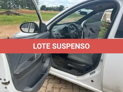 LOTE 001 - Veículo CHEVROLET/ MONTANA LS, 2012, Branca