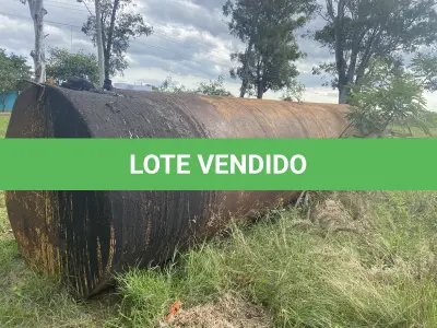 LOTE 045 - Tonel usado com diesel. Volume aproximado 9.000 litros
