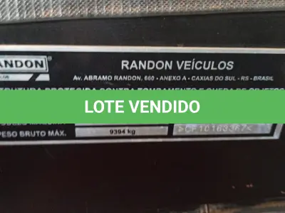 LOTE 008 - Retroescavadeira Randon - Modelo RD 406 Advanced - 4X4 - Ano/Modelo: 2016/2016 - Combustível: Diesel
