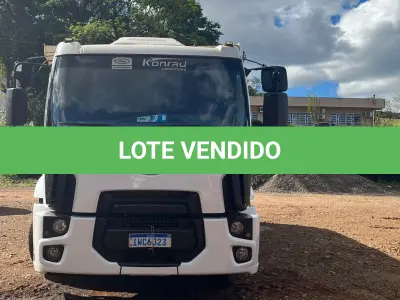 LOTE 002 - Caminhão FORD CARGO 1519 B, 2014/2014, carroceria basculante, branco