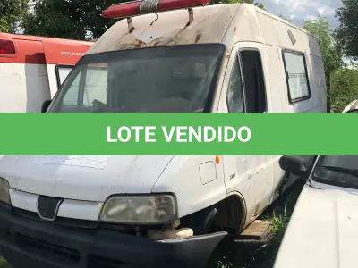 LOTE 019 - Veículo tipo ambulância, marca Peugeot, modelo Boxer F350 LH 2.3 S, ano/modelo 2009/10