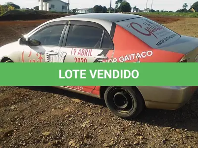 LOTE 5 - Toyota Corolla ano 2002