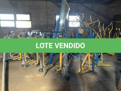 LOTE 036 - Sucata de ferro de equipamentos de academia de rua