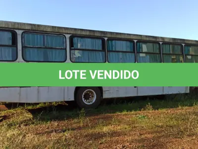 LOTE 005 - Espécie / Tipo: Ônibus de Passageiros- Marca: Mercedes Benz- Modelo:  OF 1318 - 184 CV - Ano/Modelo: 1996/1996 - 47 Passageiros - Cor:  Branca