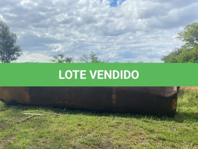 LOTE 045 - Tonel usado com diesel. Volume aproximado 9.000 litros