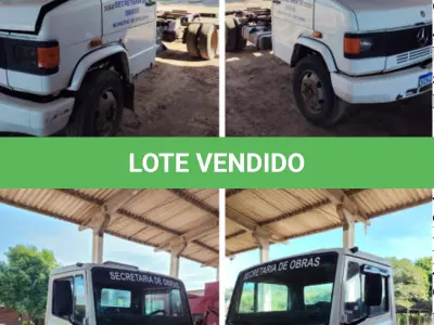 LOTE 009 - Caminhão Mercades Benz 709, cor branca, ano/modelo 1991/1991