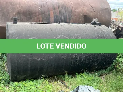 LOTE 020 - Sucata industrial e de reservatórios diversos
