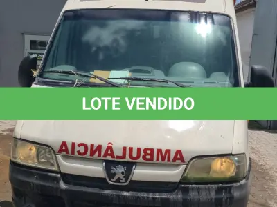 LOTE 016 - Camionete Carga Ambulância Peugeot/ Boxer V350MH TD Ano/Modelo 2005/2006