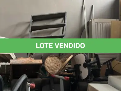 LOTE 014 - Lote de inservíveis: de informática/escritório/saúde/escola, moveis e utensílios em geral.