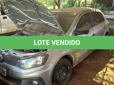 LOTE 002 - Automóvel VW/NOVO GOL TL MCV, ano 2017, Prata