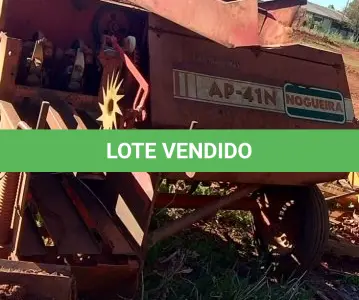 LOTE 008 - Enfardadeira de nogueira modelo Ap 41n ano 2002