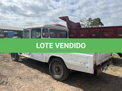 LOTE 002 - Camioneta Toyota Bandeirante Cabine Dupla, Modelo BJSSLP 2BL, Ano/Modelo 1997