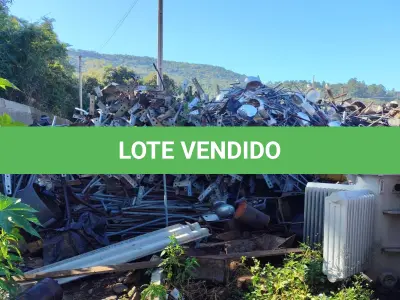 LOTE 005 - Lote de sucata metálica.