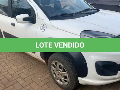 LOTE 003 - Fiat Uno Way 1.3, Ano/Modelo 2017/2018, Branco