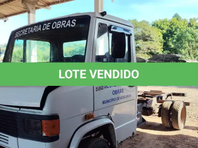LOTE 009 - Caminhão Mercades Benz 709, cor branca, ano/modelo 1991/1991