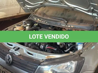 LOTE 002 - Automóvel VW/NOVO GOL TL MCV, ano 2017, Prata