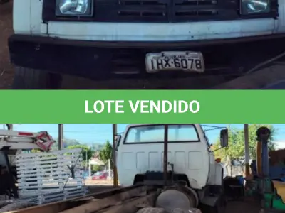 LOTE 010 - Caminhão Chevrolet, cor branca, ano/modelo 1990/1990.