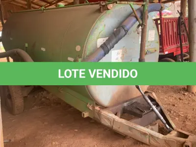 LOTE 011 - Equipamento: Distribuidor de Adubo Orgânico Líquido à Vácuo - Marca: Lumeco - Modelo: LMC 6000 - Série: 163/2018 - Cor: Verde - Ano de Fabricação: 2018.