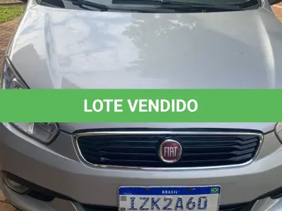 LOTE 004 - Automóvel Marca: Fiat - Modelo: Grand Siena Attractive 1.0 - Ano/Modelo: 2019/2019 - 04 portas - 05 Passageiros - 75 CV - Cor: Prata