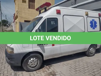 LOTE 016 - Camionete Carga Ambulância Peugeot/ Boxer V350MH TD Ano/Modelo 2005/2006