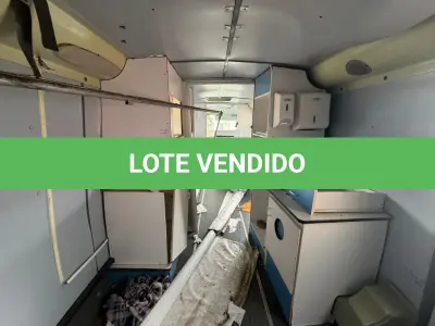 LOTE 003 - VEÍCULO MICROÔNIBUS AMBULÂNCIA, FIAT IVECO, MODELO COMIL BELLA M, DIESEL, CAP. 6,2 TON, 122 CV, COR BRANCA, ANO DE FABRICAÇÃO 2003, MODELO 2004