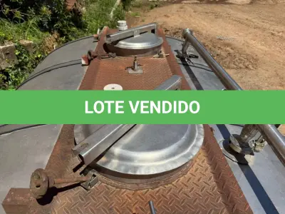LOTE 004 - Tanque isotérmico rodoviário, tipo oval, inoxidável, marca Jardinox, capacidade de 4.000 litros.