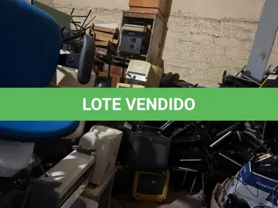 LOTE 005 - Lote de Sucata diversas contendo eletrônicos, mobiliários e ferros.